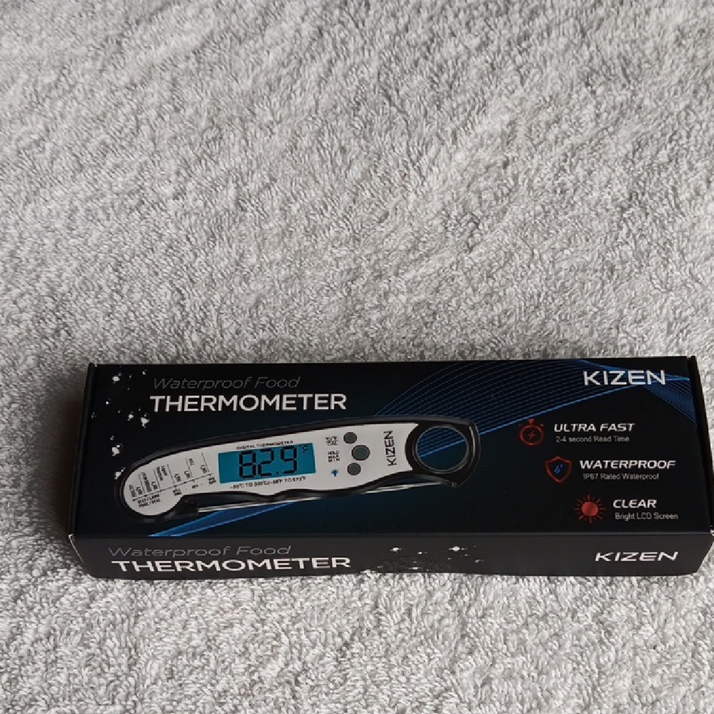 NWT Kizen Waterproof Food Thermometer